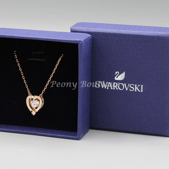 Swarovski Jewelry - Swarovski 5284188 heart necklace rose gold new